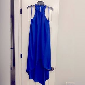 BCBG high low dress royal blue